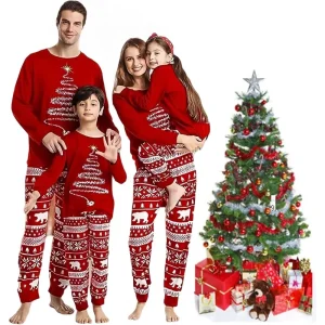 Christmas Pajamas Family Matching Pajamas Set Womens PJs Pyjamas Sleepwear Nightwear Set Christmas Pajamas Pyjamas Pjs